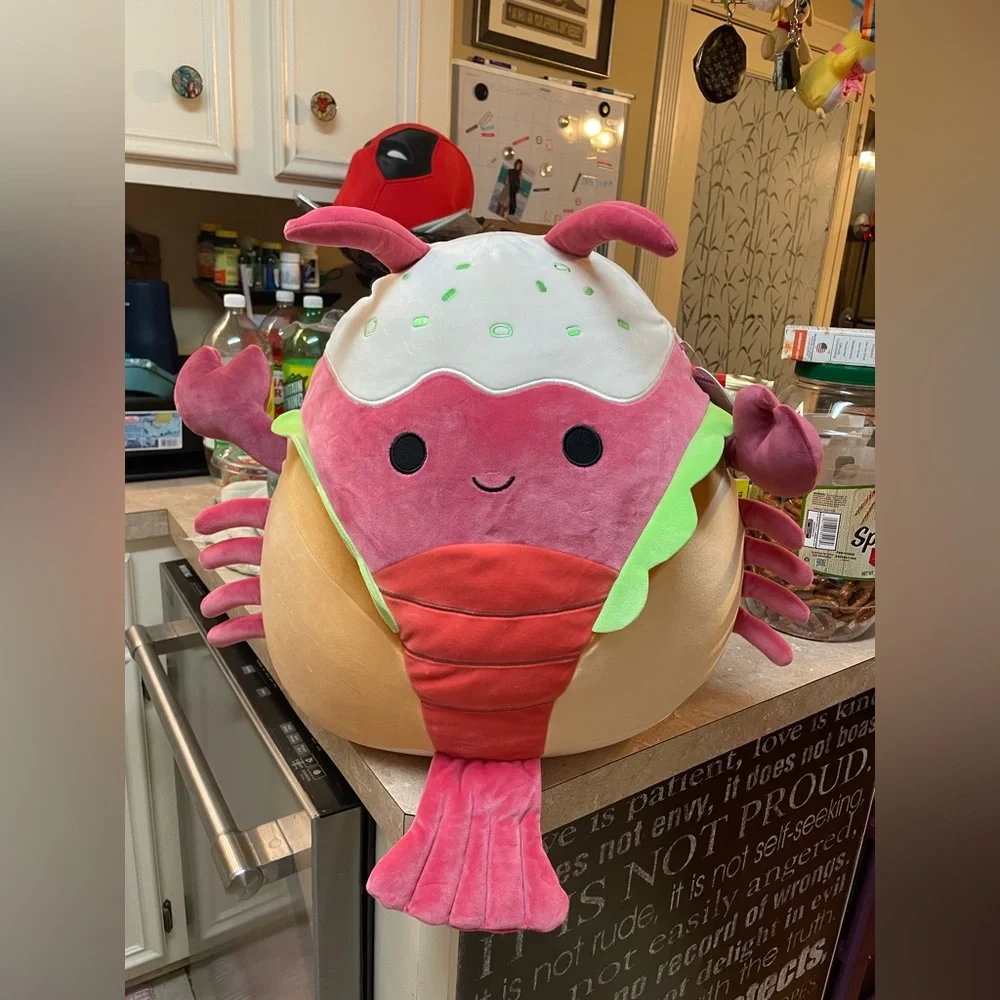 Squishmallows Original 14-Inch Lorono Lobster in Lobster Roll